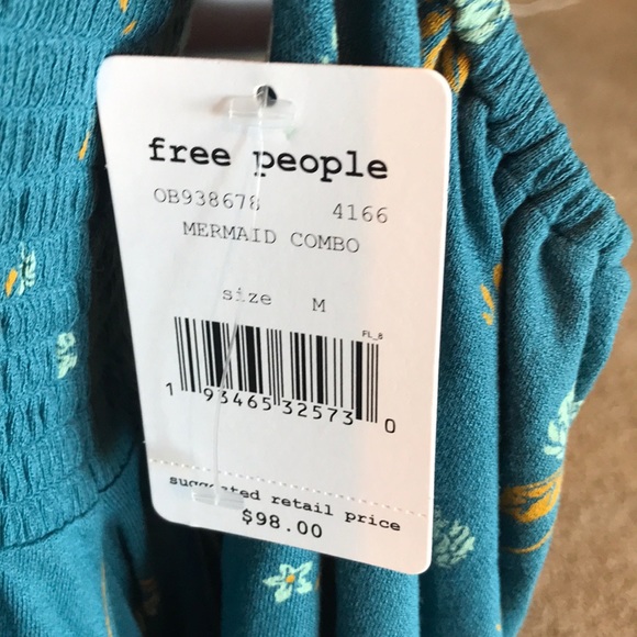 FREE PEOPLE Floral Off The Shoulder Tunic - Picture 6 of 6